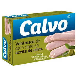 CALVO Ventresca de atún en aceite de oliva lata de 75 g.