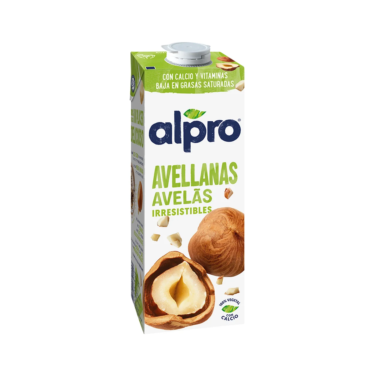 Bebida de avellanas, 100% vegetal y baja en grasas saturadas 8 x 1 l.