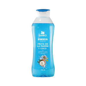 Imagen de SANKO Gel de baño o ducha con extracot fruta de la pasión y coco SANKO 750 ml.