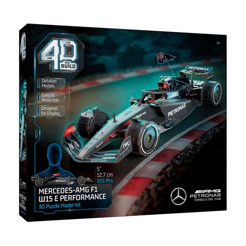 Puzzle 4D 153 Piezas Formula 1 Mercedes-AMG +12 Años PETRONAS