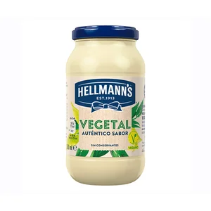 HELLMANN"S Salsa mayonesa vegana frasco 280 ml.