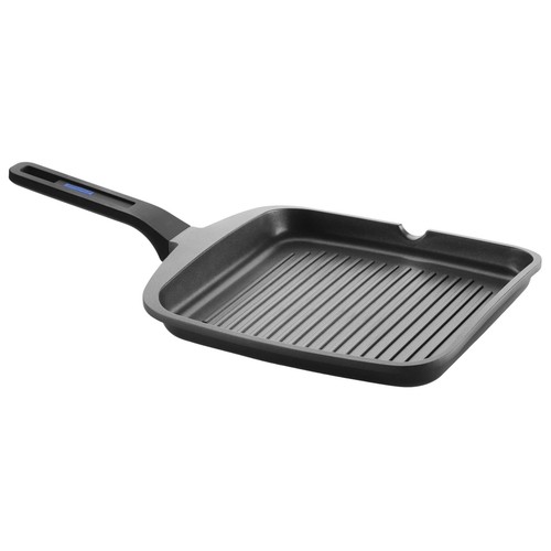 Asador de aluminio 28cm fundido con rayas Solid Pro MONIX.