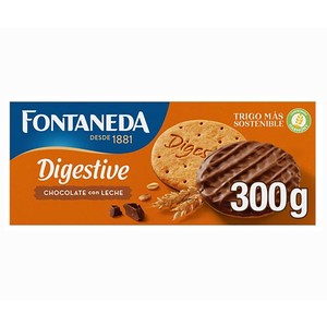Digestive Galletas cubiertas de chocolate con leche 300 g.