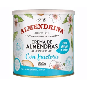 ALMENDRINA Crema de almendras con fructosa 850 g.