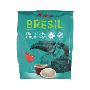 ALCAMPO GOURMET Café Brasil Intensidad 5 ALCAMPO GOURMET 32 uds. 222 g.
