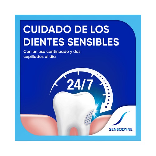 SENSODYNE Pasta de dientes con flúor y acción blanqueadora, especial dientes sensibles 75 ml.