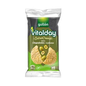 VITALDAY Tortitas de maíz crunch chupadedos 93 g.