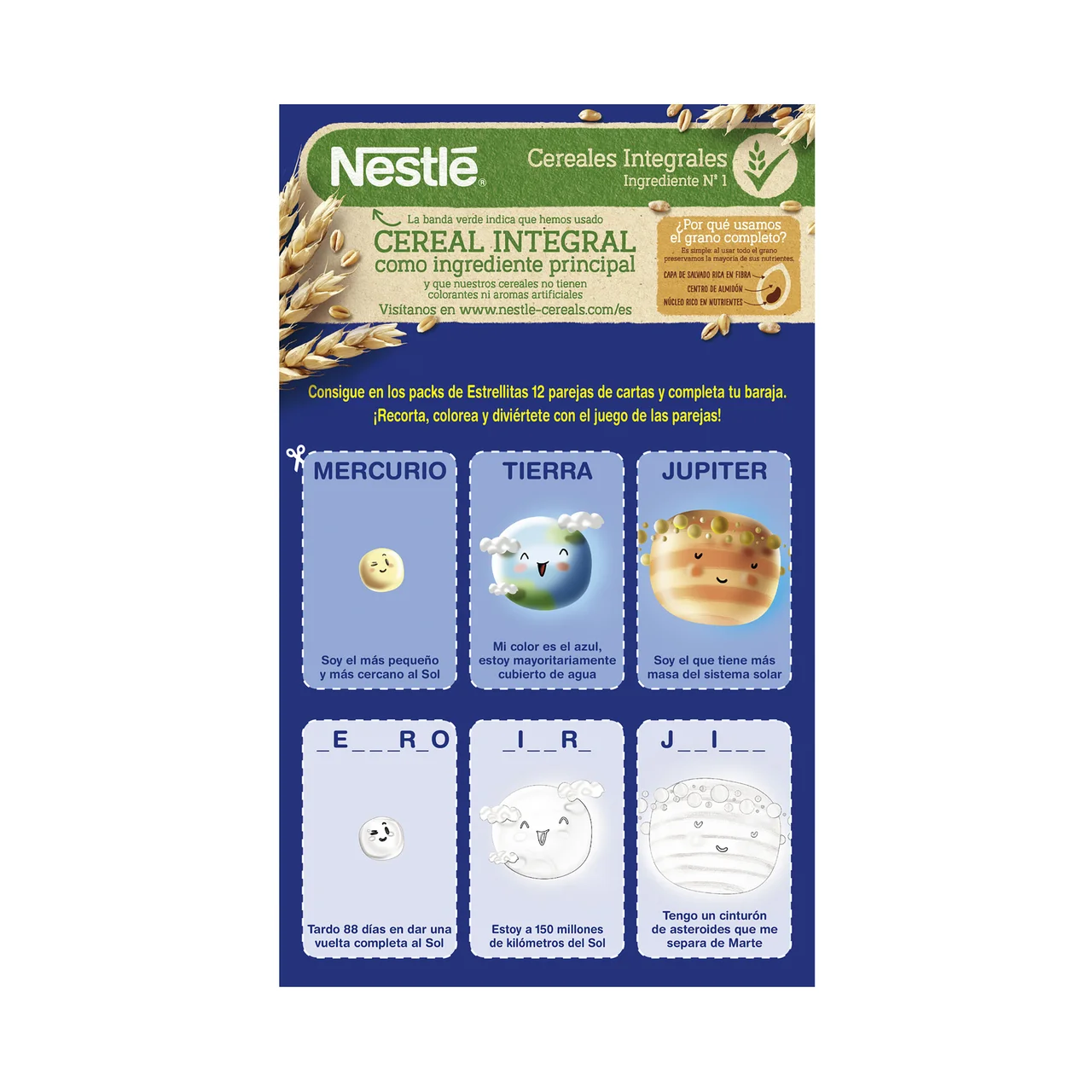 Cereales con miel en forma de Estrellitas 450 g.