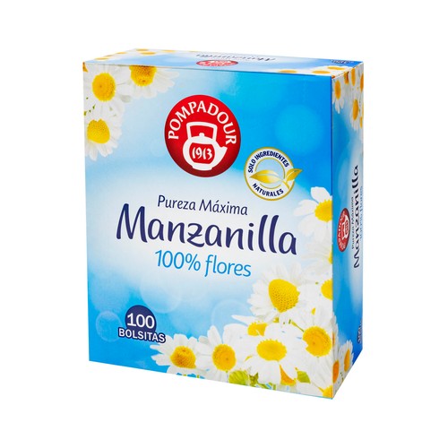 Manzanilla POMPADOUR 100 unidades 90 gramos