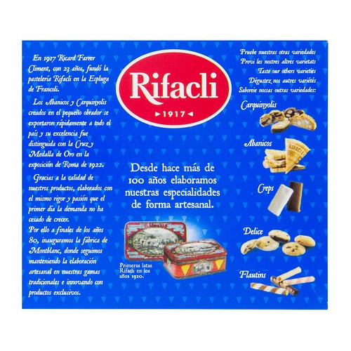 RIFACLI Mini surtido de barquillos Reyes Magos 65 g.