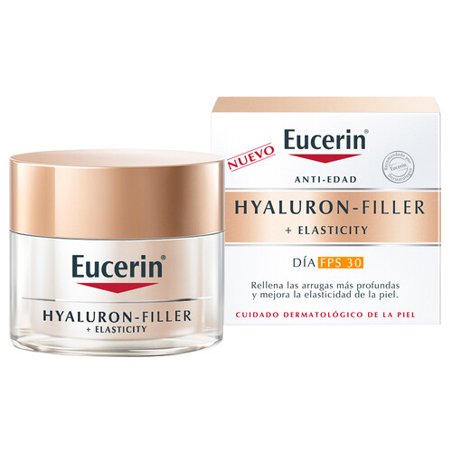 EUCERIN Crema de día con ácido Hialuróncio, para todo tipo de pieles EUCERIN Hyaluron filler + elasticity 50 ml.