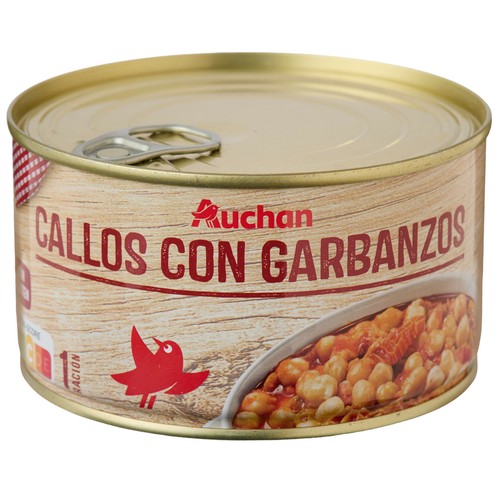 PRODUCTO ALCAMPO Callos con garbanzos lata de 380 g.