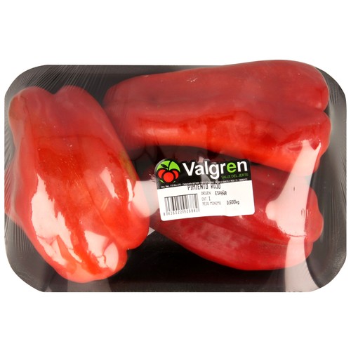 Pimiento rojo barqueta de 600 gramos