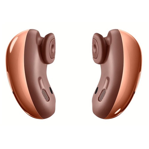 Auriculares Bluetooth SAMSUNG Galaxy Buds Live SM-R180NZNAEUB bronce, 3 micrófonos, cancelación ruido, hasta 21 horas.