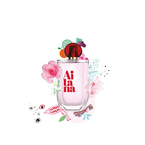 Eau de toilette para mujer con vaporizador en spray AITANA 80 ml.