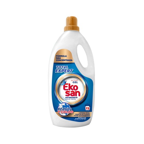 EKOSAN Detergente líquido para lavadora especial para ropa de color 61 DS