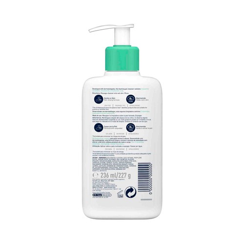 CERAVE Gel limpiador espumoso para pieles normales a grasas 236 ml