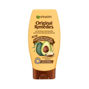 ORIGINAL REMEDIES Acondicionador con aceite de aguacate y manteca de karité para cabello rebelde y encrespado ORIGINAL REMEDIES de Garnier 250 ml.