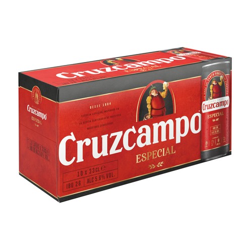 CERVEZA CRUZCAMPO ESPECIAL LAT CRUZCAMPO10X33 CL