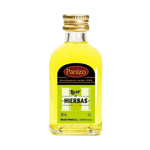 PANIZO Licor de hierbas con alcohol botella 5 cl.