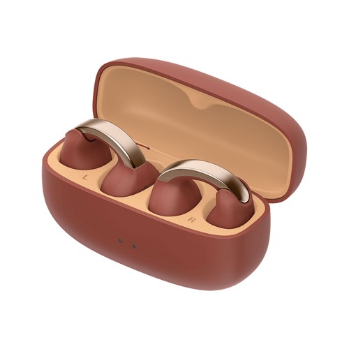 Auriculares Inalámbricos Bluetooth tipo joya JVC TWS HA-NP1T-BU Burdeos, estuche cargador, 24h de autonomía..