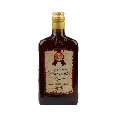 LICOR MEDITERRÁNEO Licor amaretto elaborado en Italia LICOR MEDITERRÁNEO botella de 70 cl.