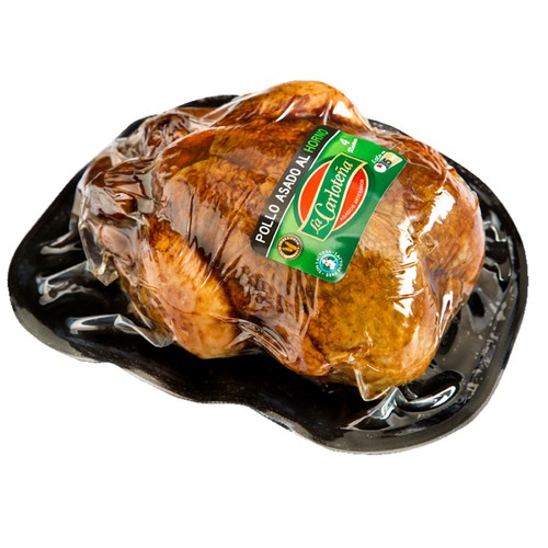 LA CARLOTEÑA Pollo asado al horno de forma tradicional LA CARLOTEÑA 900 g.