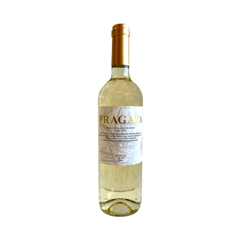 FRAGATA  Vino blanco semi seco botella 75 cl.