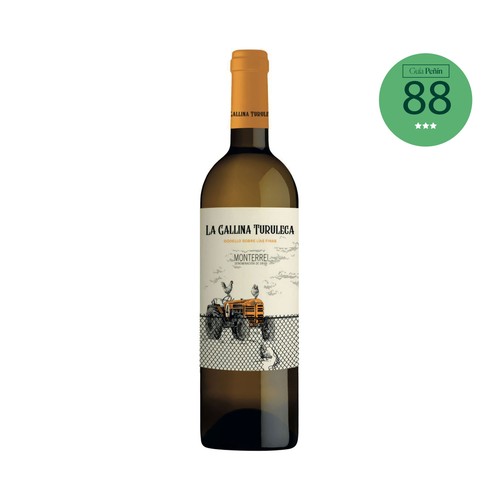LA GALLINA TURULECA Vino blanco Godello con D.O. Monterrei botella 75 cl.
