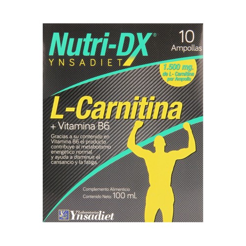NUTRI-DX L- carnitina líquida con vitamina B6 NUTRI-DX de 100 ml en Alcampo