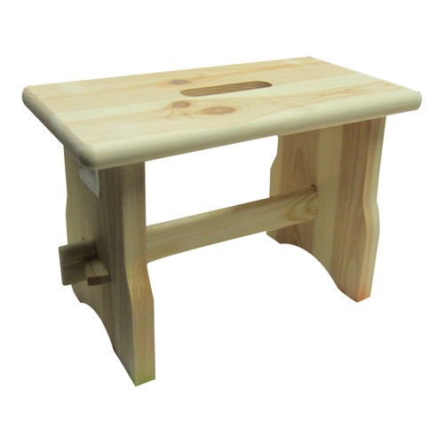 Taburete de madera con reposapiés, CAMILLO RIGAMONTI.