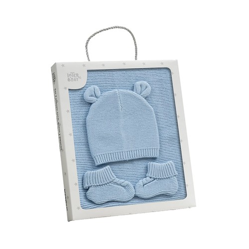 Set azul celeste para recién nacido INTERBABY.