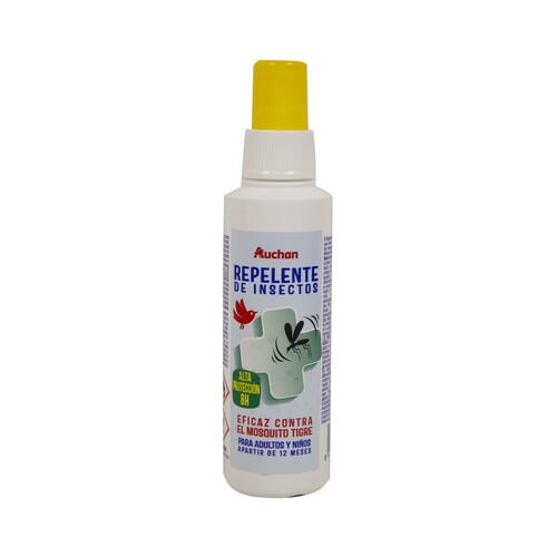 Spray repelente de insectos de alta protección (hasta 8 horas) PRODUCTO ALCAMPO 125 ml.