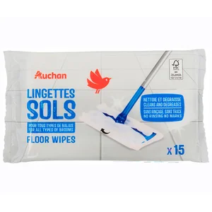 PRODUCTO ALCAMPO Toallitas limpiadoras suelo 15 uds.