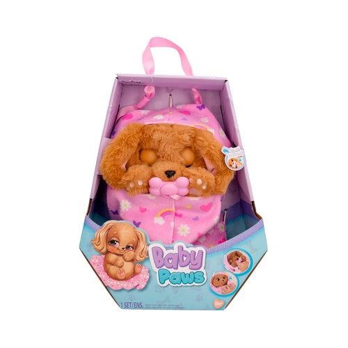 Peluche Perrito Interactivo Baby Paws Cocker - Maggie +18 meses, IMC TOYS.