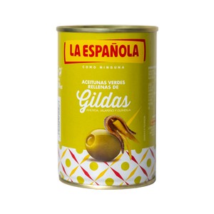 Imagen de LA ESPAÑOLA Aceitunas rellenas de gildas 130 g.