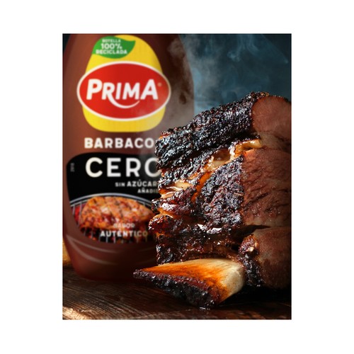 PRIMA Salsa Barbacoa Cero 510 gr.