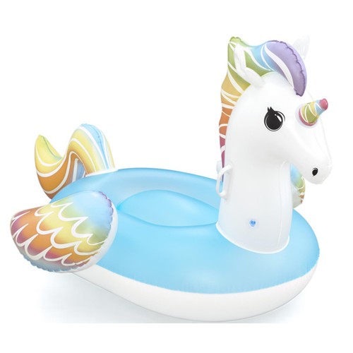 Fantasy unicornion hinchable con asas 155x119cm, BESTWAY.