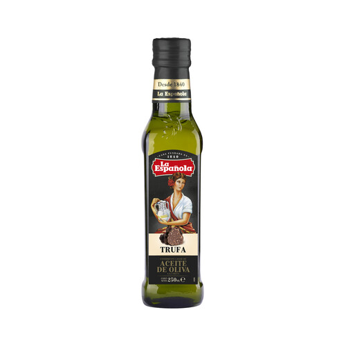 LA ESPAÑOLA Aceite de oliva virgen extra a la trufa blanca  botella de 250 ml.