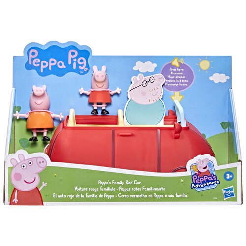 Peppa Pig El Auto Rojo De La Familia De Peppa +3 Años