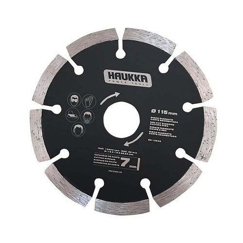 Disco de diamante segmentado, Ø115, HAUKKA