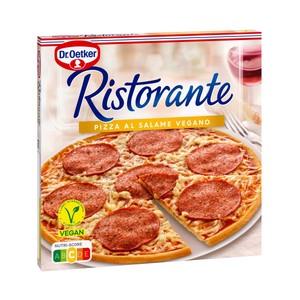 Imagen de DR. OETKER Ristorante Pizza congelada de masa fina con salami vegano 295 g.