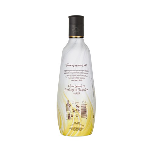 RUAVIEJA Licor con alcohol de tarta de limón botella 70 cl.