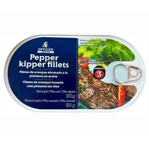 OFFICER Filete de arenque ahumado en aceite a la pimienta 130g