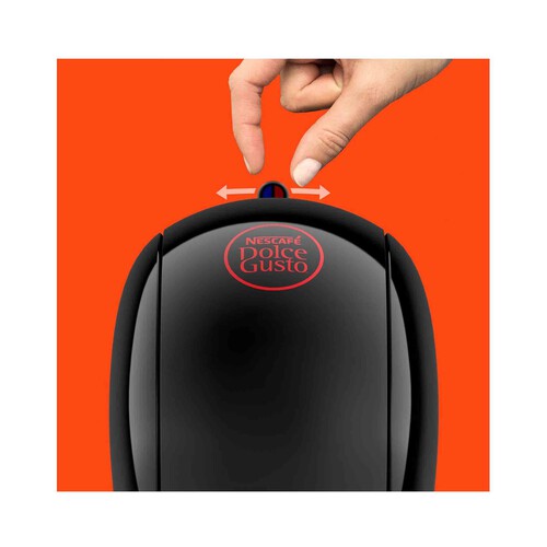 Cafetera de cápsulas DOLCE GUSTO Piccolo XS Krups KP1A05 roja, presión 15 bares, deposito de 0.8L.