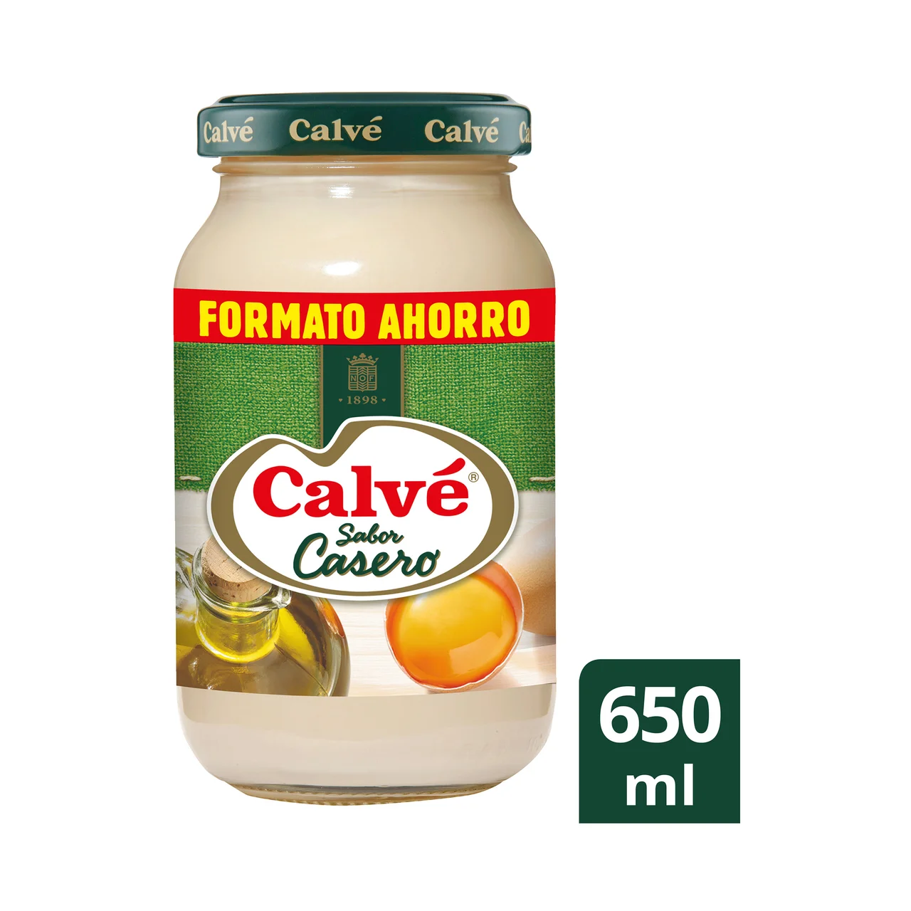 Mayonesa sabor casero frasco 650 ml.