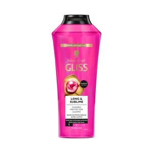 GLISS Long & sublime de Schwarzkopf Champú protector para cabellos largos con raíces grasas 400 ml.