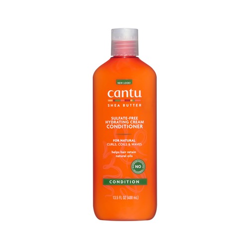 CANTU Acondicionador hidratante con manteca de karite, para rizos y ondas naturales 400 ml.