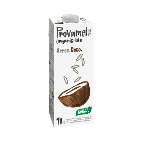 SANTIVERI Promavel Bebida vegetal de arroz y coco ecológicos 1 l.