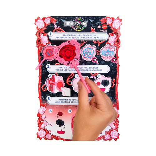 Muñeca Draculaura, Skulltimate Secrets Midnight Garden, con puerta y llave misteriosa, MONSTER HIGH.